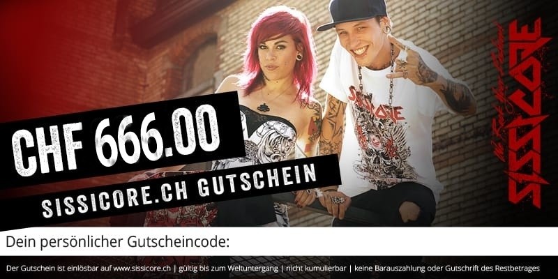 Sissicore Geschenkgutschein CHF 666.-