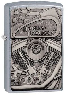 Zippo Harley Davidson Motor Flag