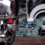 Nemesis Now Terminator Schädel LED Wandrelief