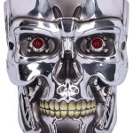 Nemesis Now Terminator Schädel LED Wandrelief