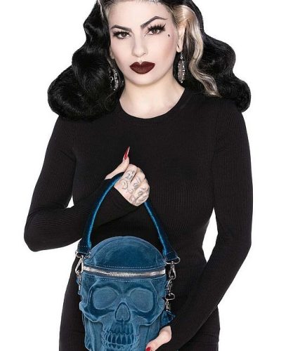 Killstar Handtasche Grave Digger Blue