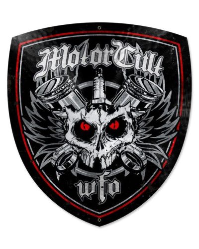 Metallschild 1369 Shield Vintage