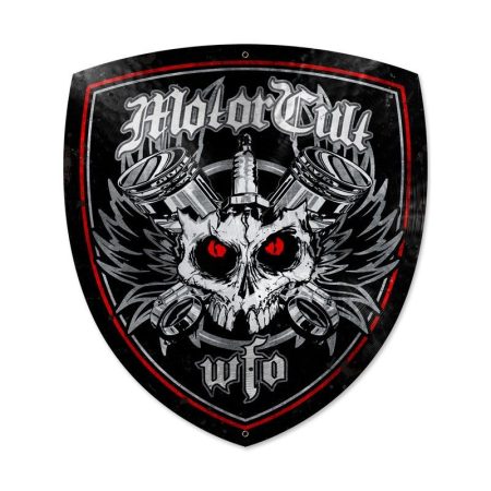 Metallschild 1369 Shield Vintage