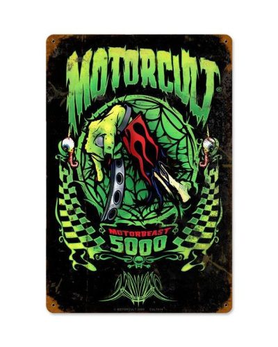 Metallschild Motorcult