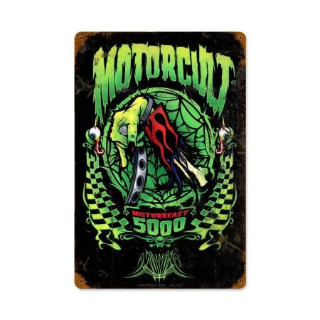 Metallschild Motorcult