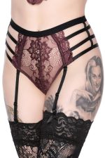 Killstar Panty Tortured Souls Wine