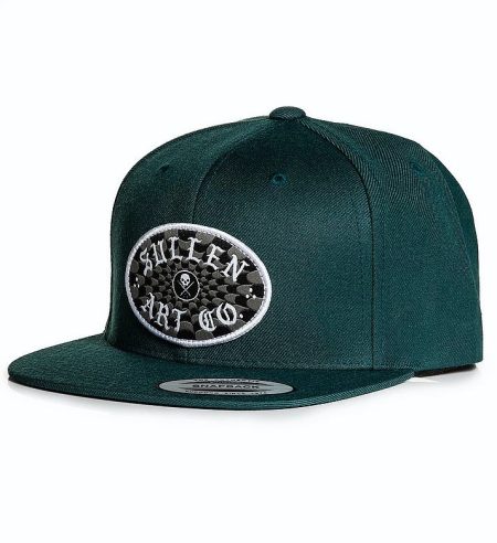 Sullen Snapback Cap Check Teal