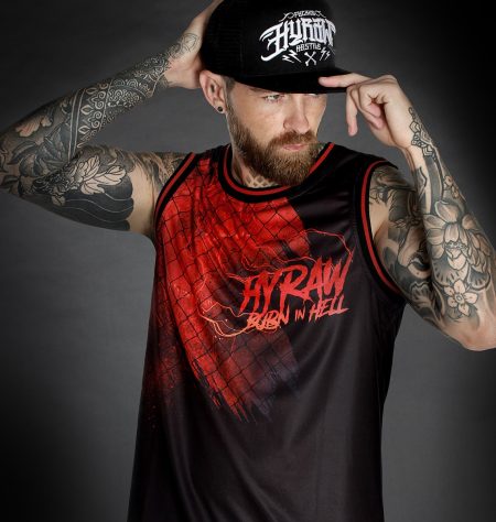 Hyraw Basketball Tank Burn in Hell