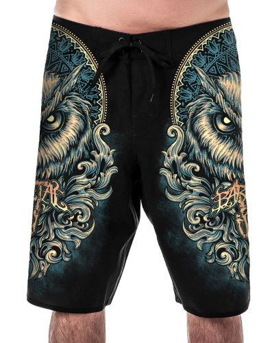 Barmetal Boardshorts Mandala Owl