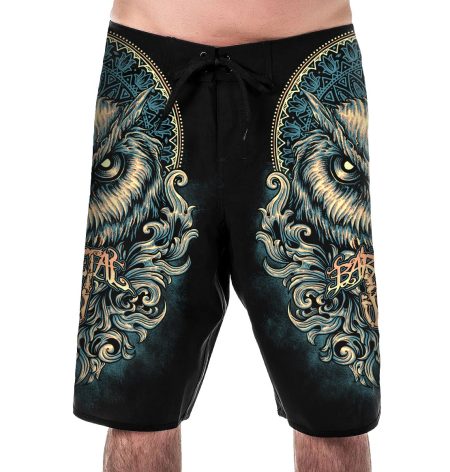 Barmetal Boardshorts Mandala Owl