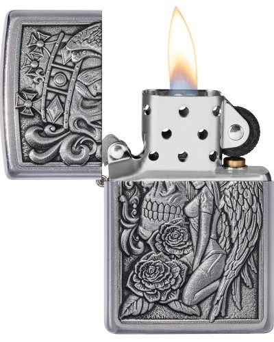 Zippo Feuerzeug Skull and Angel