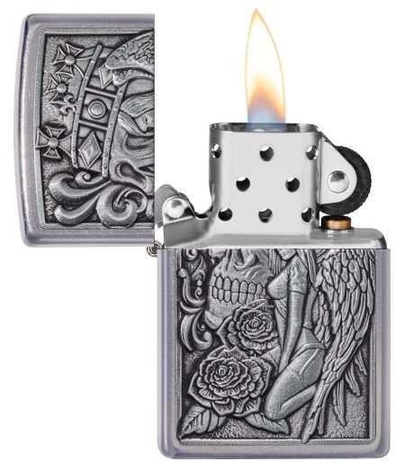 Zippo Feuerzeug Skull and Angel
