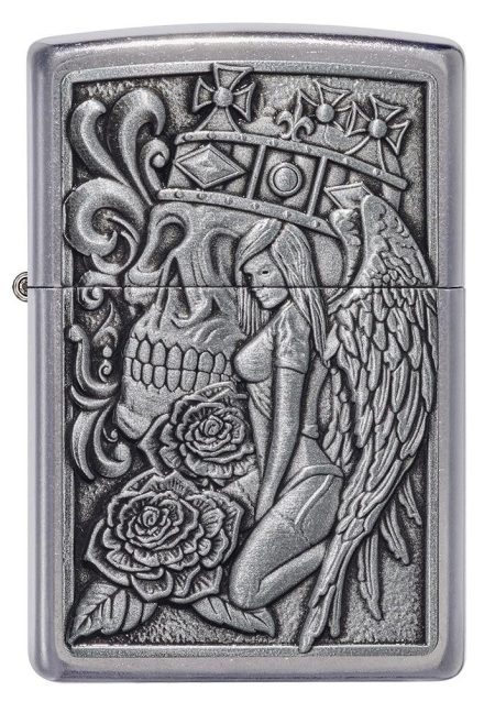 Zippo Feuerzeug Skull and Angel