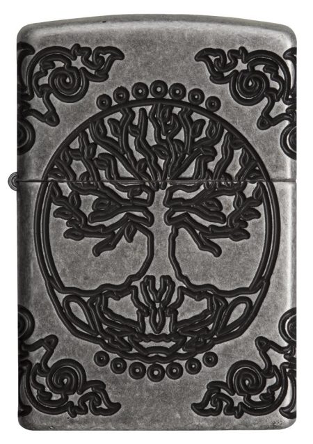 Zippo Feuerzeug Tree of Life Silver