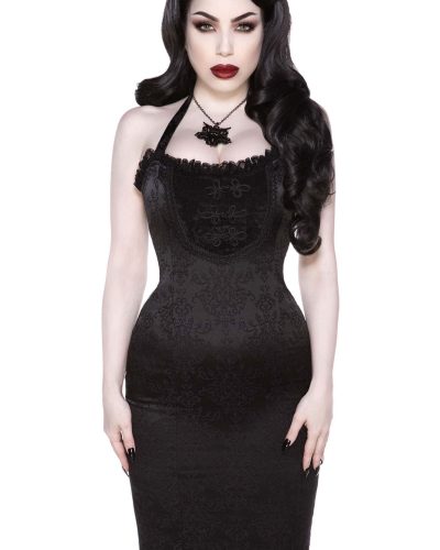 Killstar Behind Da'mask Pencil Dress