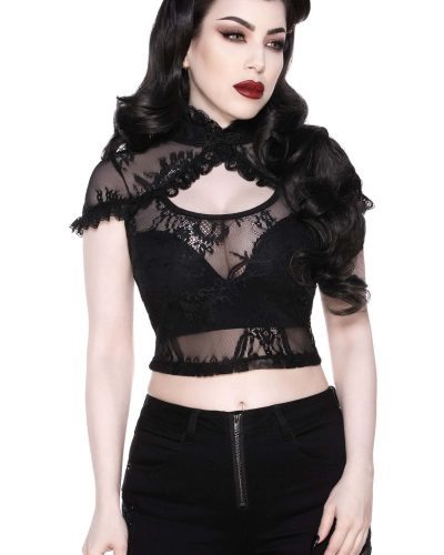 Killstar Crop Top Rena Lace