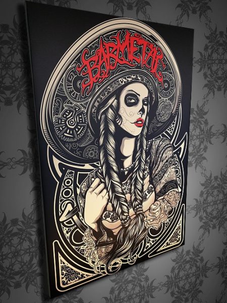Barmetal Leinwand 90x60 CM Mexican
