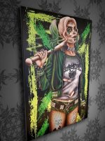 Barmetal Leinwand 90x60 Barsquad Green