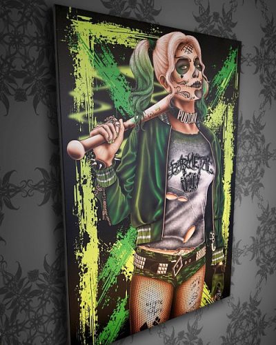 Barmetal Leinwand 90x60 Barsquad Green