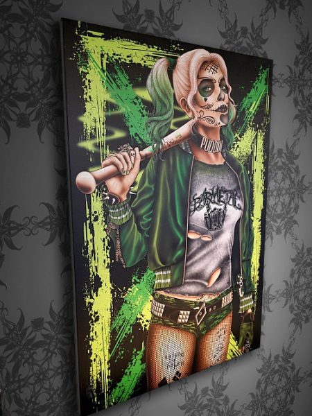 Barmetal Leinwand 90x60 Barsquad Green