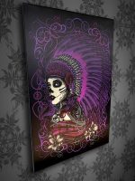 Barmetal Leinwand 90x60 CM Native Purple