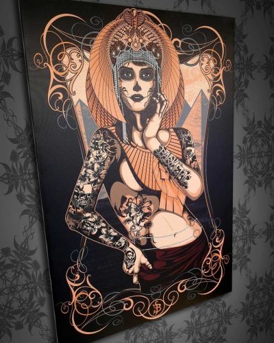 Barmetal Leinwand 90x60 CM Cleopatra