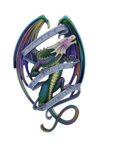 Nemesis Wandrelief Drache by Anne Stokes