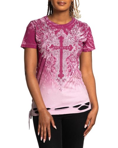 Affliction Shirt Sacred Wish Wings