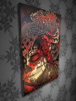 Barmetal Leinwand 90x60 CM Polka Trash