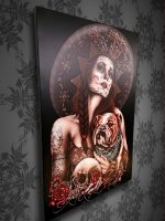 Barmetal Leinwand 90x60 CM La Catrina