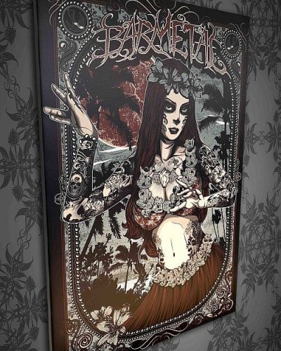Barmetal Leinwand 90x60 CM Aloha from Barmetal
