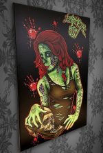 Barmetal Leinwand 90x60 CM Zombie Apocalypse