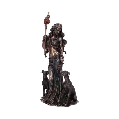 Nemesis Bronze Figure Hectate Moon Goddess