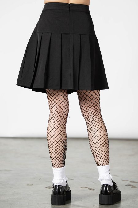 Killstar Faltenrock No Lip Pleated