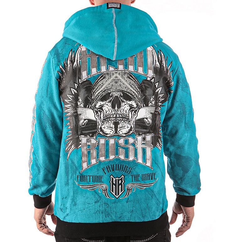 Headrush Zip-Hoody Jacke The Scavenger Blue