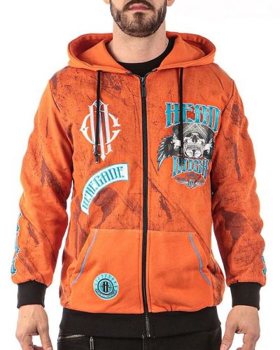 Headrush Zip-Hoody Jacke The Scavenger Orange