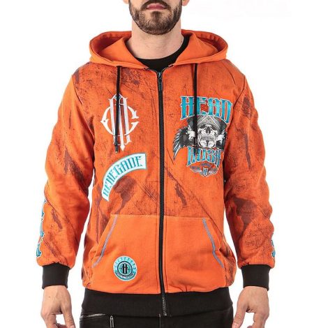 Headrush Zip-Hoody Jacke The Scavenger Orange