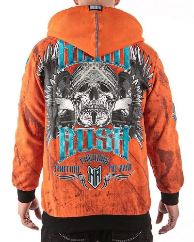 Headrush Zip-Hoody Jacke The Scavenger Orange