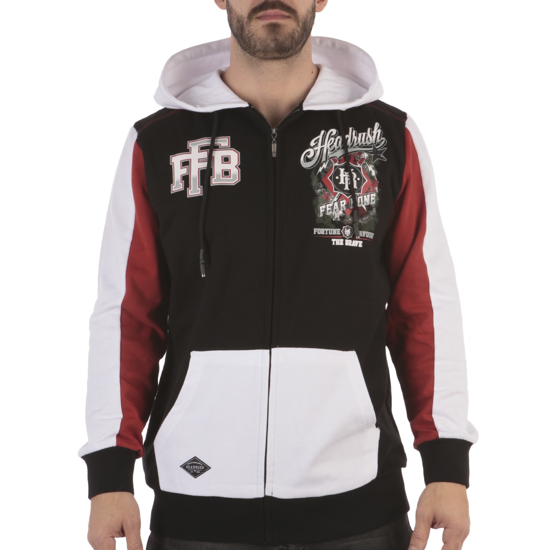 Headrush Zip Hoody The Forge Black