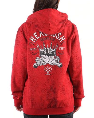 Headrush Zip-Hoody The Violent Heart Red