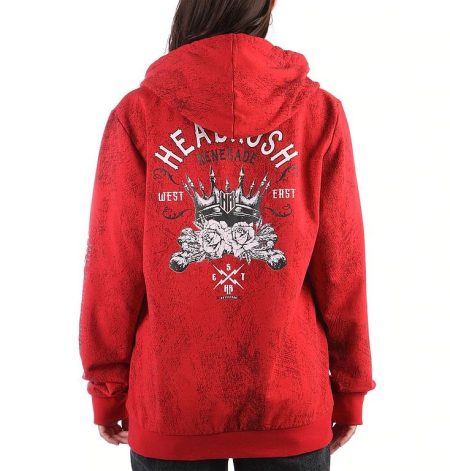 Headrush Zip-Hoody The Violent Heart Red