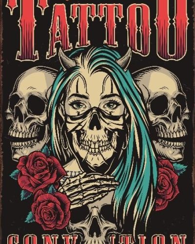 Blechschild Tattoo Convention