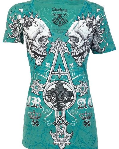 Archaic Shirt Queen Skull Teal