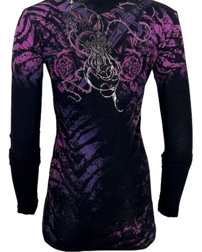 Rebel Saints by Affliction Longsleeve Script
