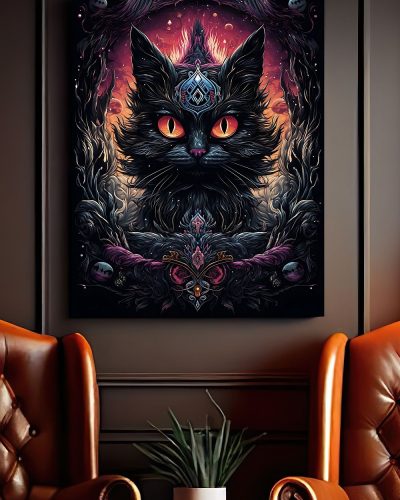 Barmetal Leinwand 90 CM x 60 CM Piratenschiff Ozeanisches Chaos