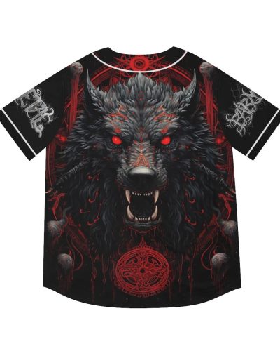 Barmetal Baseball Jersey Hellwolf