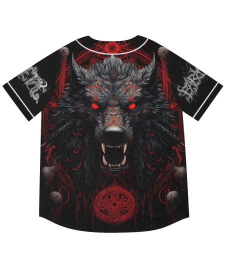 Barmetal Baseball Jersey Hellwolf