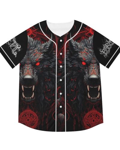 Barmetal Baseball Jersey Hellwolf