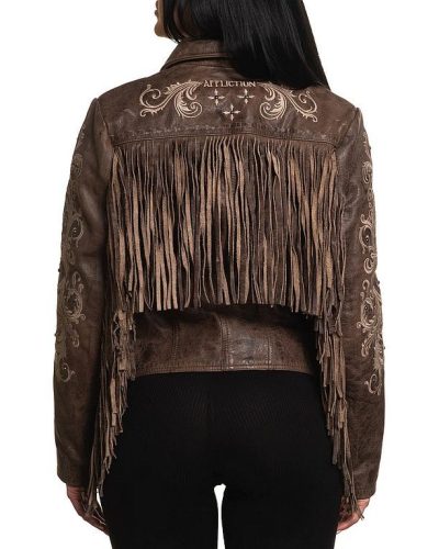 Affliction Echtleder Jacke Willow limitiert