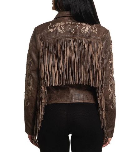 Affliction Echtleder Jacke Willow limitiert